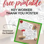 Kiddy Charts is offering free printable posters to thank essential workers such as delivery drivers and supermarket workers.