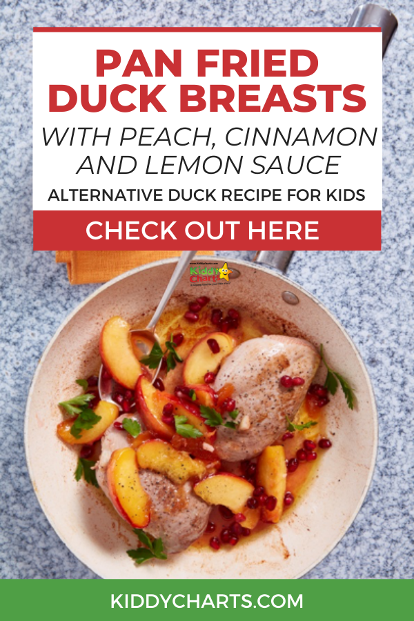 Duck recipes for kids: pan fried duck breasts 