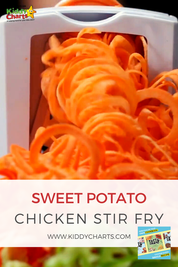 sweet potato chicken stiry fry recipe from My Tasty Cookbook