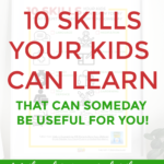 The image is promoting KiddyCharts.com, which provides resources to help children learn skills that can be useful for them in the future.