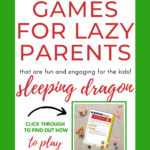 This image is advertising a website that provides games and activities for parents to do with their children that are both fun and educational.