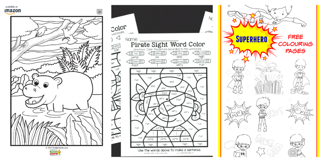 Keep them busy with 31 days of kids colouring pages - KiddyCharts