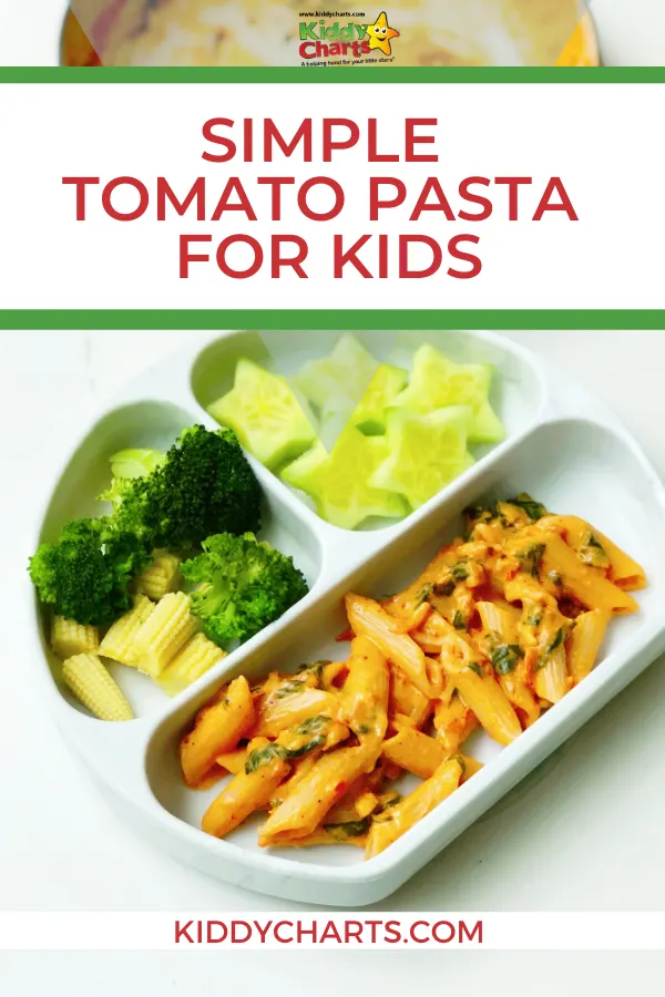 Authentic Indian Family Food: Simple tomato pasta for kids