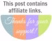 This image is showing a website post that contains links to other websites that will provide the poster with a commission if the link is clicked.