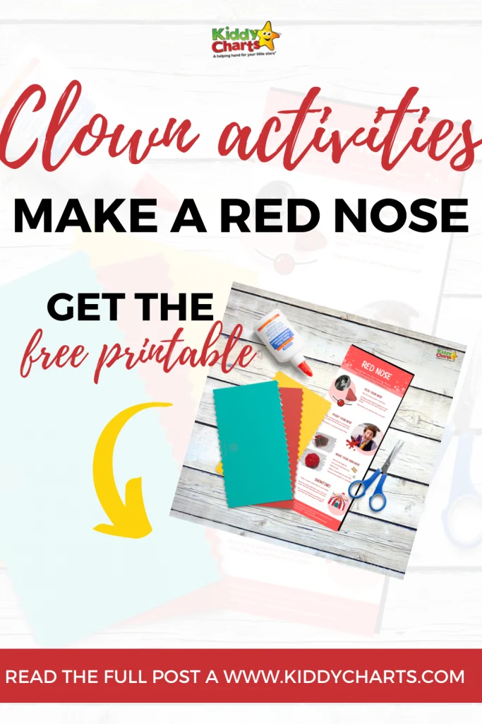 Clown activities: how to make a clowns red nose