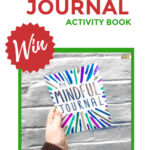 This image is promoting a Mindful Journal Activity Book from Kiddy Charts.
