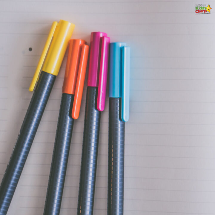 A variety of colored pencils are arranged together.