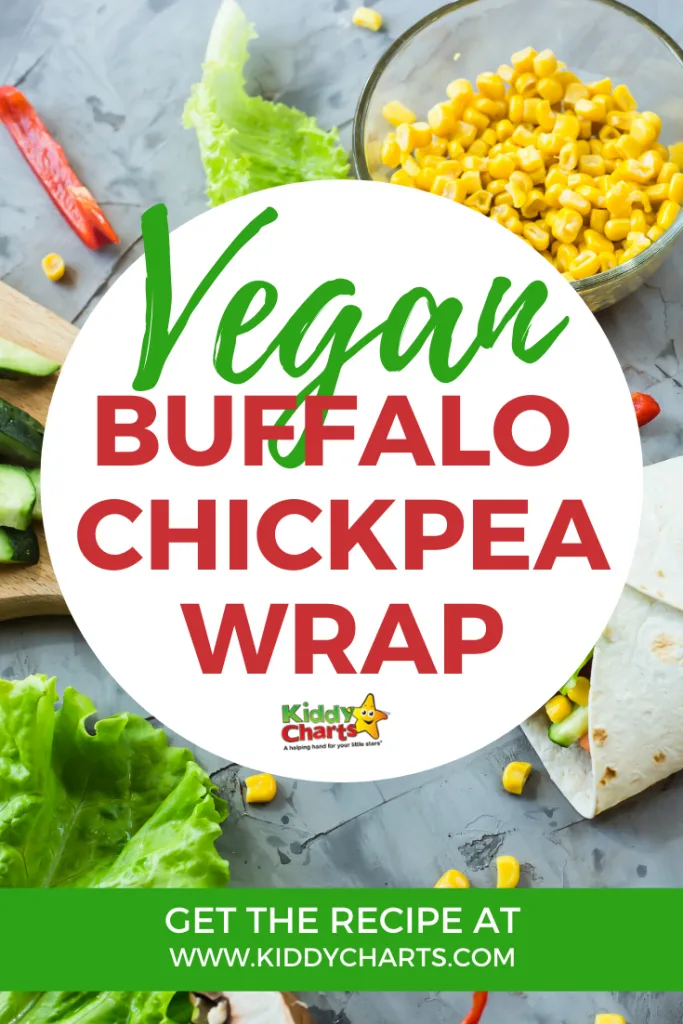 Vegan buffalo chickpea recipe from Tasty Vegan cookbook