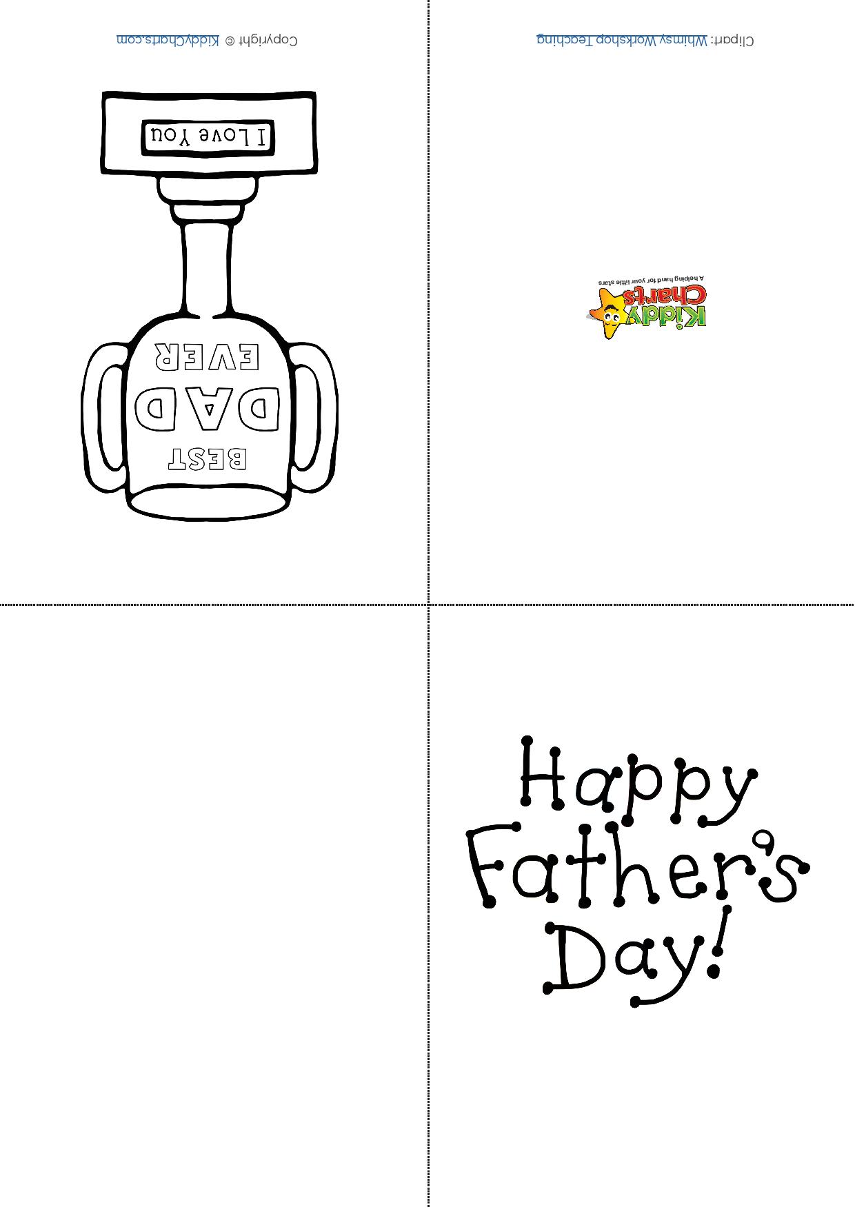 A father is being celebrated with a "Best Dad Ever" chart and a clipart of love to show appreciation.