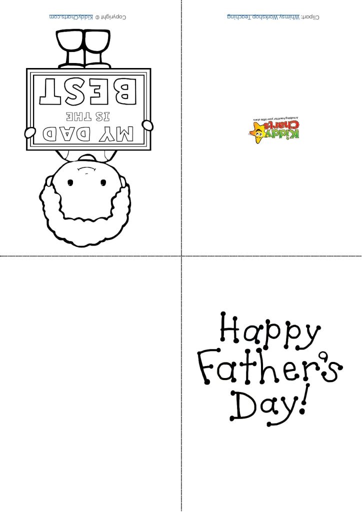 Four free Father's Day cards for kids to make themselves