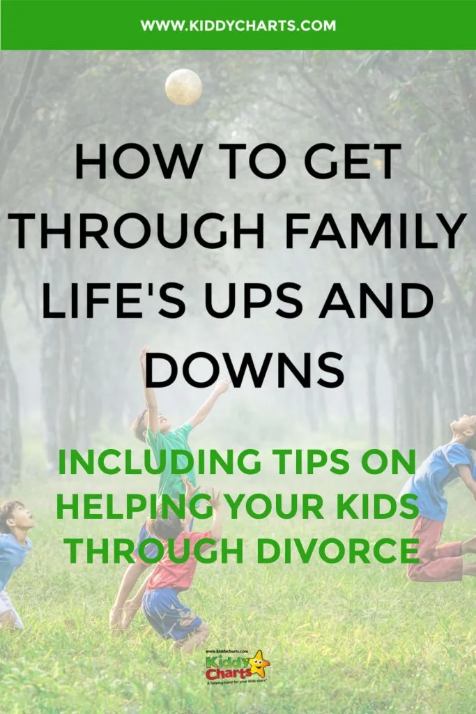 Tips for explaining divorce to your kids: Dealing with family life's up and downs