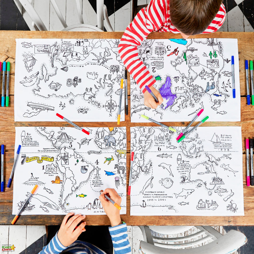 Win a colour &amp; learn world explorer bundle from eatsleepdoodle – great for keeping kids entertained AND learning!