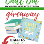 People are entering a giveaway to win a mindfulness activity book and stickers from Kiddy Charts website.