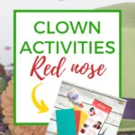 Kiddy Charts is providing a helping hand to parents by offering activities related to clowns, such as using a red nose.