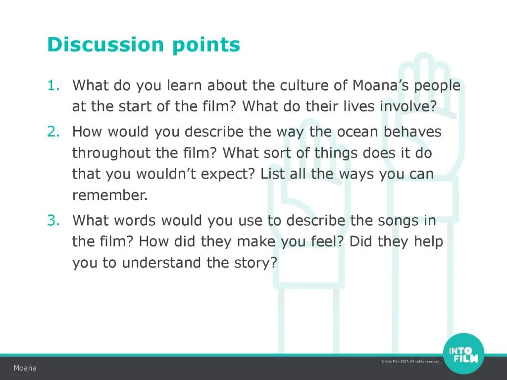 Moana Activity Sheets: How Moana helps kids to learn