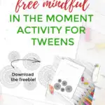 Kiddy Charts is offering free printables to help parents of 4-5 year old children engage in mindful activities.