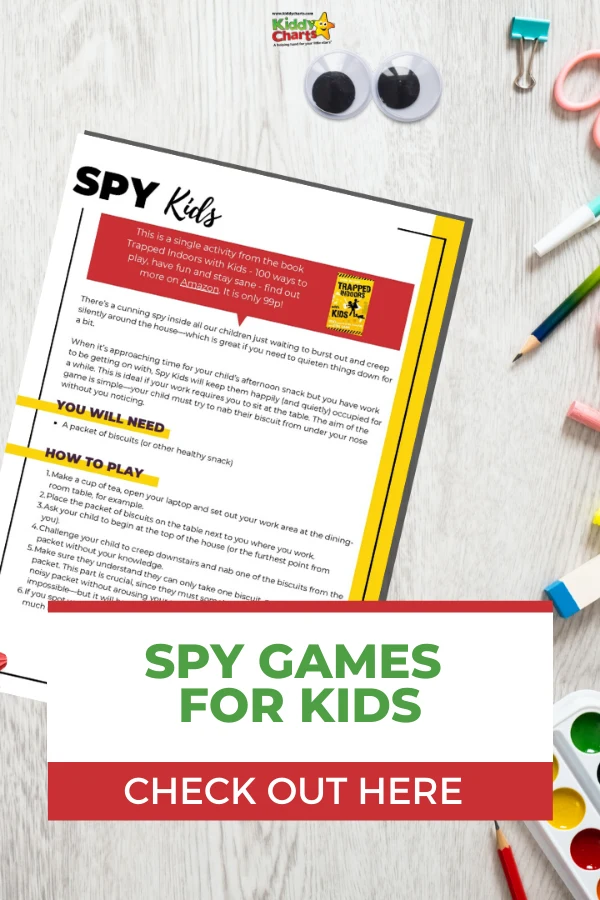 Printable Spy Game