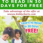 Kiddy Charts is offering a free 30-day trial of their Reading Eggs program to help people learn to read.