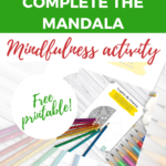 Kiddy Charts is providing a free printable mandala drawing activity to help children practice mindfulness and creativity.