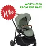 A giveaway is being held for a 4-in-1 pushchair worth £300 from Joie Baby.
