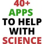 The image shows a website promoting a variety of apps to help children learn science.