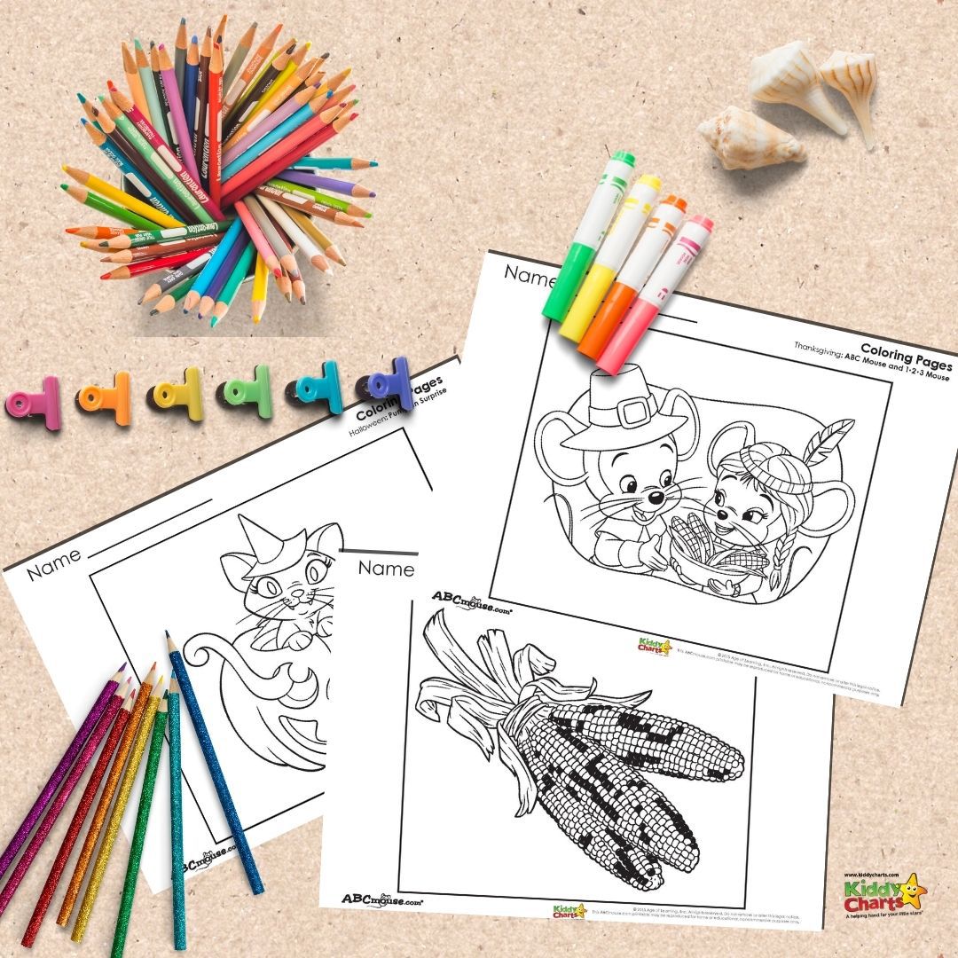 Crayon Coloring Chart - Free Coloring Page
