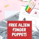 Kiddy Charts is offering free alien finger puppets to help entertain and engage children.