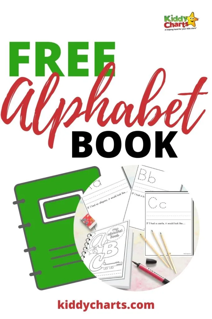 free alphabet book is the perfect printable