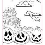 A cartoon skull is being sketched in an illustrated clipart drawing.