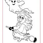 A cartoon illustration is being colored in a coloring book with a clipart sketch and line art drawing.