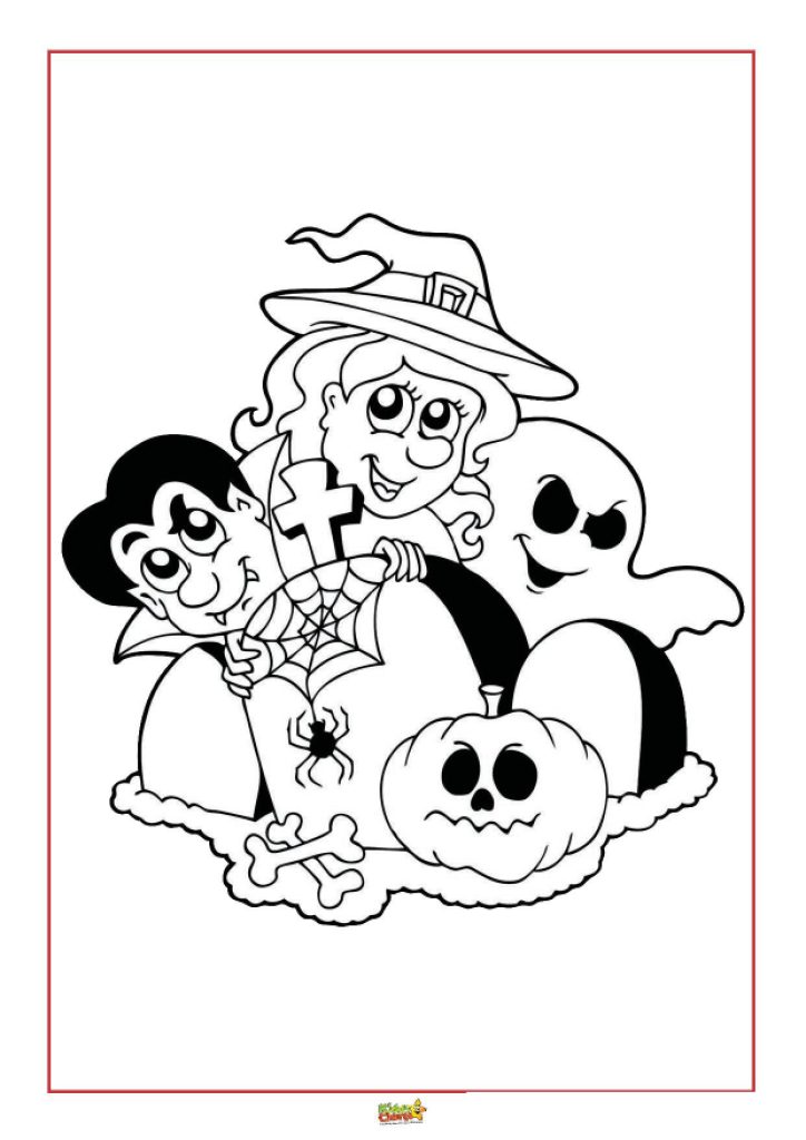 Halloween Doodle Coloring Sheets, Resource