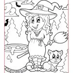 A colorful cartoon illustration is being drawn in a sketchbook with a clipart line art.
