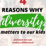 This image is promoting the importance of diversity and providing resources to help parents make a difference in their children's lives.