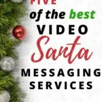 The image is showing five of the best video Santa messaging services offered by Kiddy Charts to help children have a magical holiday experience.