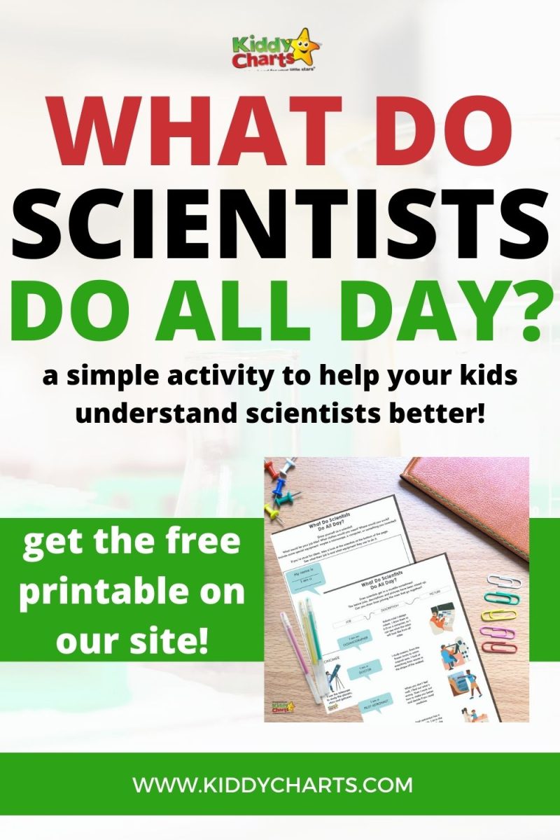 Scientists, What Do They Do All Day - kiddycharts.com