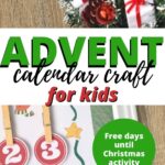 Kids are creating an Advent calendar craft to count down the days until Christmas with the help of KiddyCharts.