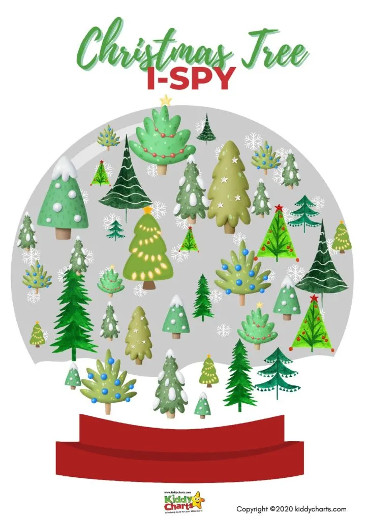  Christmas Tree iSpy Game