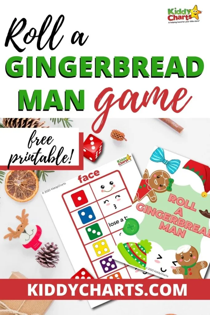 Roll a Gingerbread Man Game