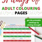 Kiddy Charts is offering 37 days of adult coloring pages to help relax and focus.