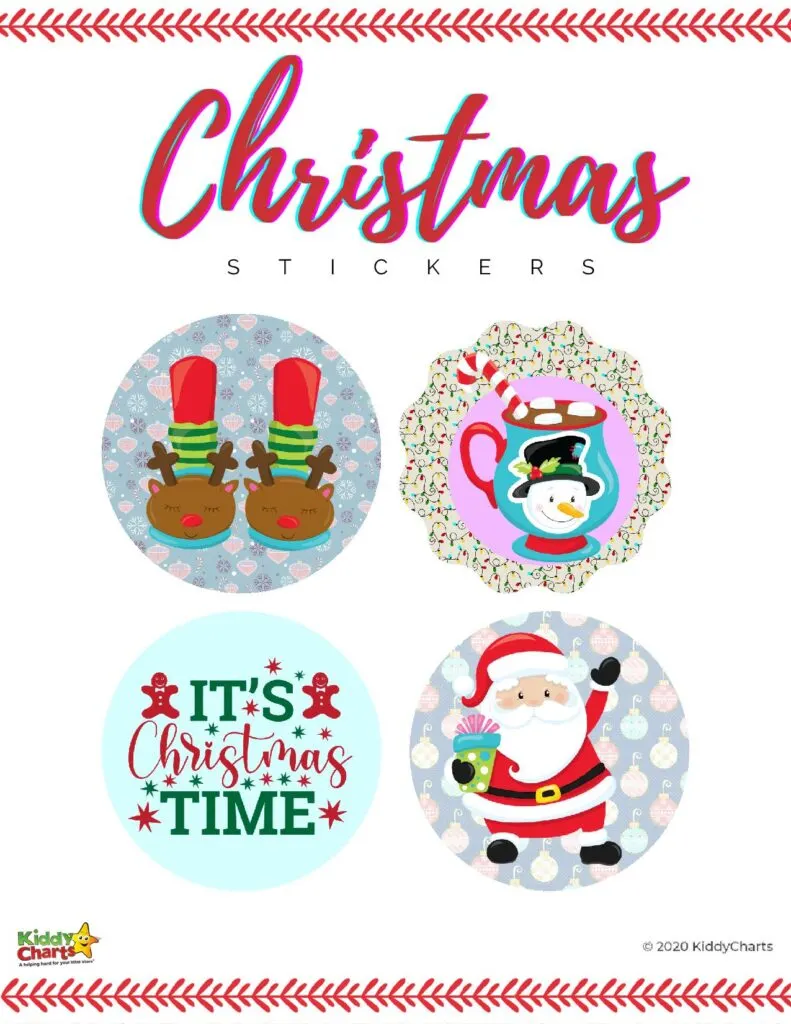 Christmas Stickers for Free