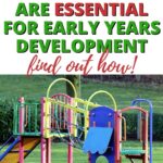 This image is promoting Kiddy Charts, a website that provides resources to help with early years development through playgrounds.