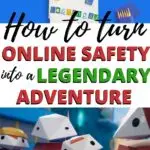 In this image, Kiddy Charts is providing a guide to help parents teach their children how to stay safe online and turn it into a fun and exciting adventure.