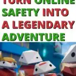 In this image, Kiddy Charts is offering a helping hand to parents to turn online safety into an exciting adventure for their children.