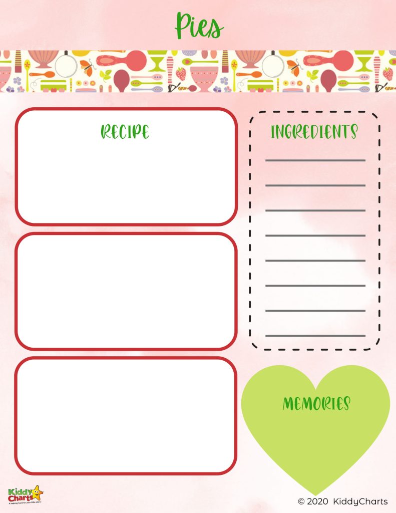 Printable Recipe Book for Kids for Creative Learning Fun (Free)