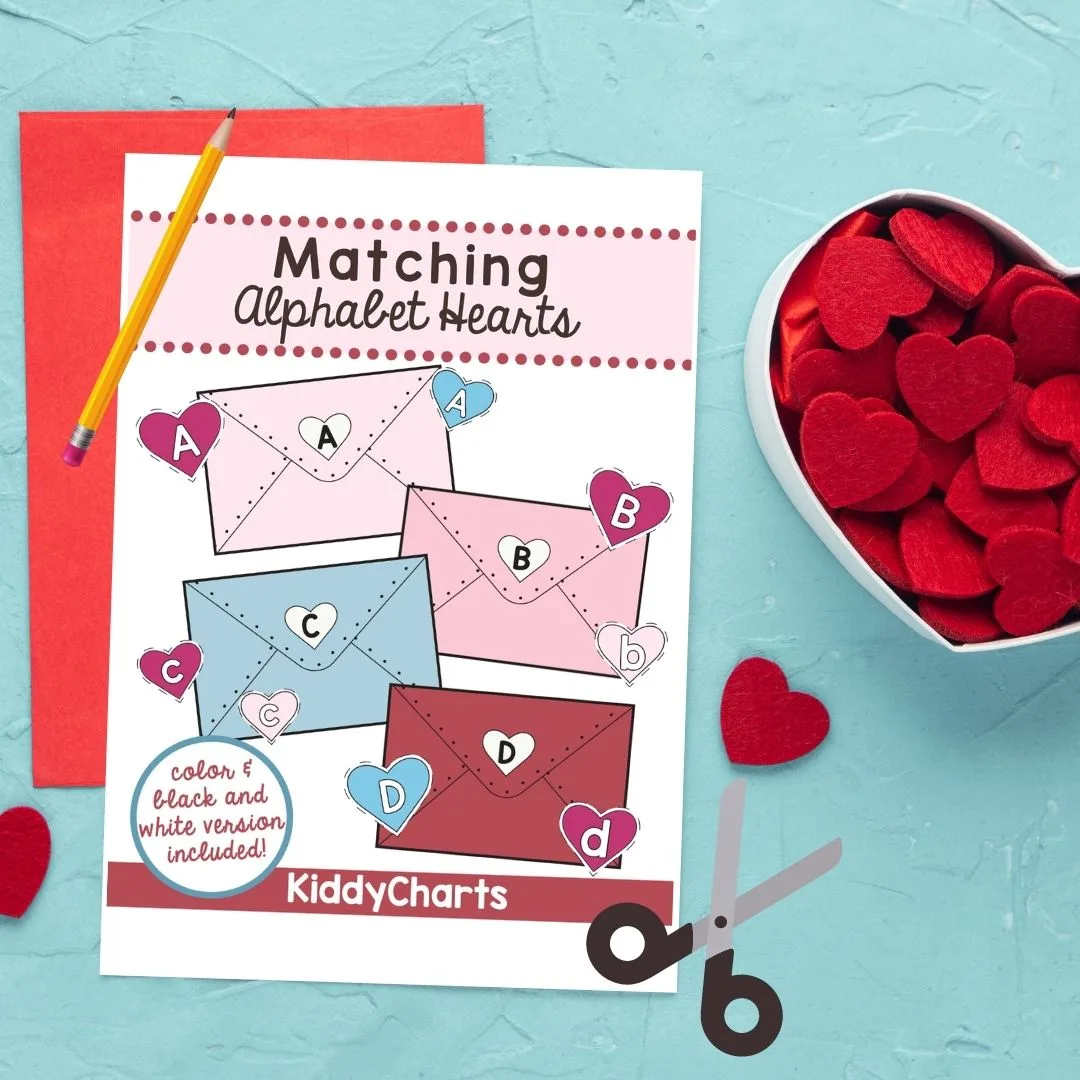 Valentine's Alphabet Game that is fun to play