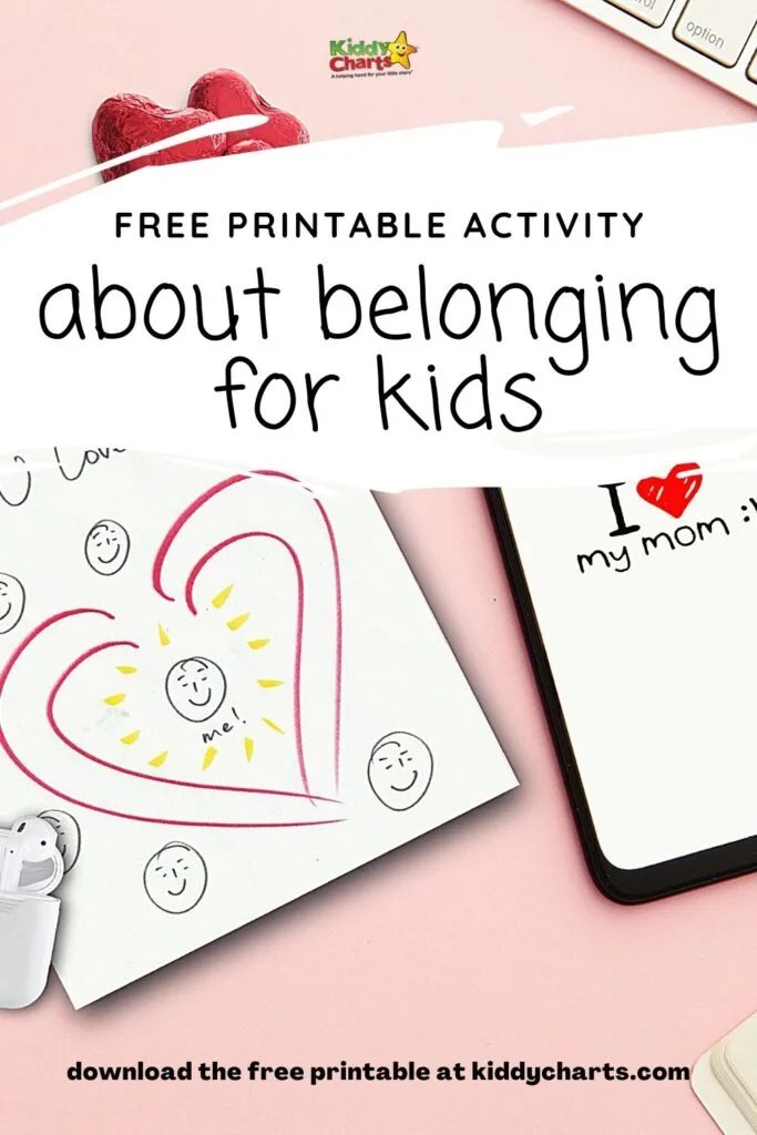 Free Activity about Belonging for Kids