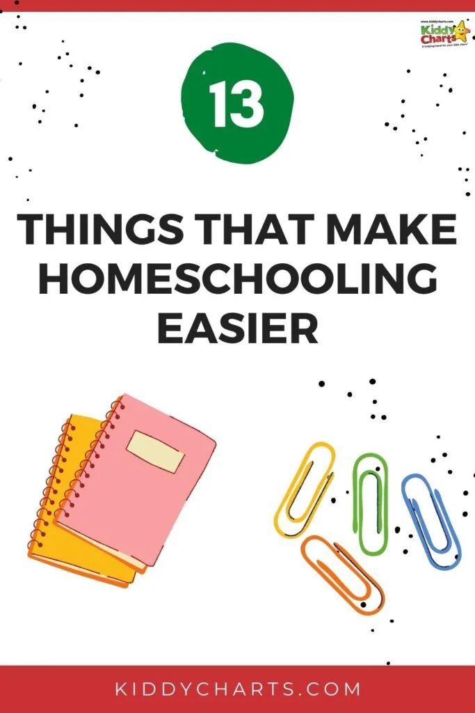 13 things that make homeschooling easier