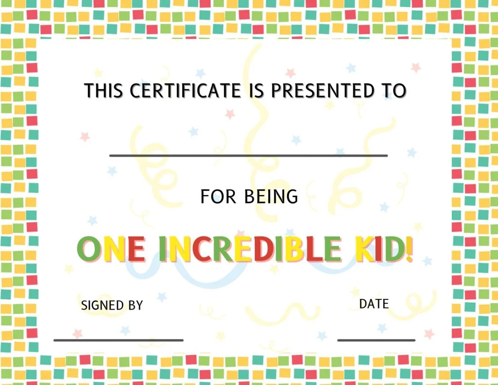 Awesome kids: Tell your incredible kid they are amazing