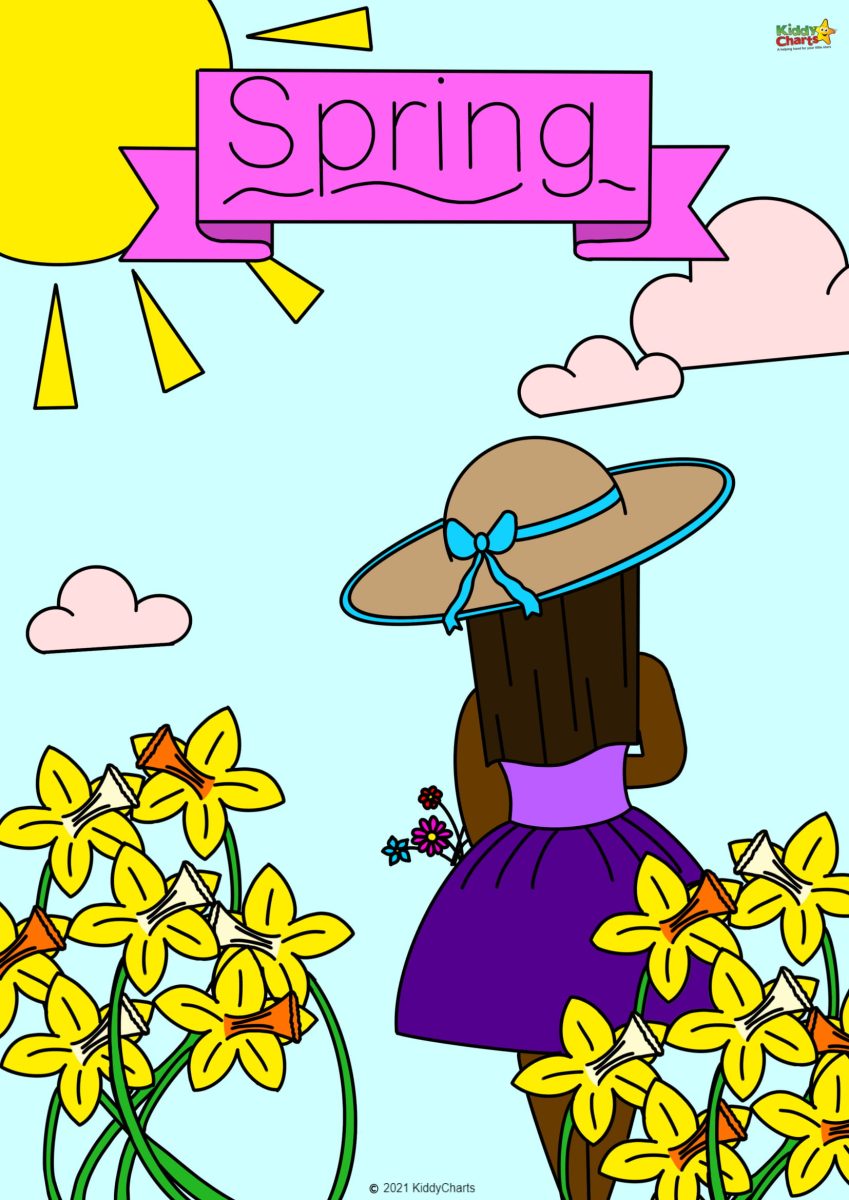 Spring Color Pring Spring Printable Coloring Pages - Fun Printable - kiddycharts.com