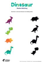 Dinosaur Activity Sheets - Dinosaur Coloring Pages - kiddycharts.com